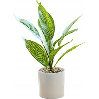 Plante artificielle en pot, buisson réaliste de 34 cm, décoration bonsaï