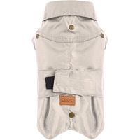 40 cm: Montreal Perla manteau imperméable avec doublure intérieure amovible en polaire pour chiens