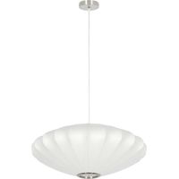 Light & Living - hängeleuchte - Fay - weiß - kunststoff - E27 -