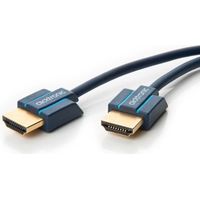 Clicktronic Cable certificado HDMI 2.0 Ultra alta velocidad/Ethernet HD / 4K 60Hz / Compatible con PlayStation/eARC/HDR dinámico/VRR / 3D Dolby visión/XBOX, HDTV, Home Cinema / 1.5M