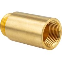 tecuro Hahnverlängerung 1 Zoll (DN 25) x 55 mm - Messing blank