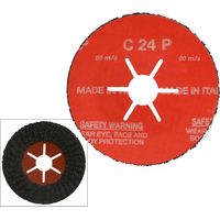 Sisa Mole DISCO ABRASIVO LAMELLARE SEMIFLEX Ø mm. 115x22 grana 24 5.00 pz