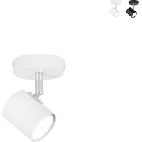 Aplique de metal con 1 foco orientable Zero - Blanco