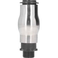 Buse de fontaine à jet de mousse à filetage mâle G1, tête de pulvérisation en acier inoxydable 304, adaptée aux bassins et lacs de jardin.