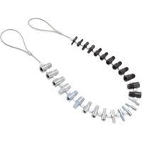 Verificador de roscas para tuercas y tornillos, herramientas de medición para tuercas imperiales y métricas, 26 calibres macho/hembra – 14" y 12"