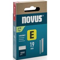 Novus Tools 044-0090 Tackernägel Typ J Produktabmessung, Länge 19 mm 1000 St.