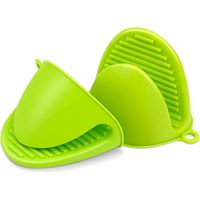2pcs Oven Gloves Pot Holders Silicone Heat Resistant Cooking Pinch Mitts for Kitchen Cooking & Baking Gifts for mother's Day