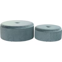 Pouf élégant en velours vert pour détente relaxante - Vert élégant et sophistiqué