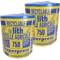 Superpress Pressengarn 10 kg Synthetik 750m/kg blau Bindegarn Erntegarn