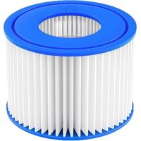 Pool cleaning filter cartridges, suitable for BESTWAY VI and Lay-z-spa, high temperature resistant, suitable for VI type hot tub filter cartridges, 2-pack.