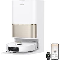 dreame L50s Pro Ultra Saugroboter mit Wischfunktion 100 Tage automatische Leerung, Mopp-Selbstreinigung bei hoher Hitze, 30.000 Pa Saugkraft
