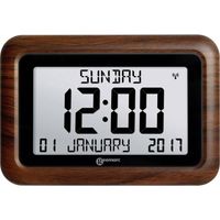 Geemarc 1558323 Quarzo Orologio radiocontrollato Legno