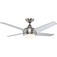 Ventilateur de plafond Sonic Nickel avec lumière