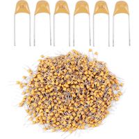 Condensateur céramique 680PF 5.08MM DC50V 10% - Lot de 1000 pièces, accessoires monolithiques pour circuits électroniques