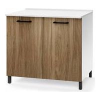 KIT CUCINA BASE 2 ANTE 80X50XH85 CM NOCE