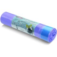 Sacco Differenziata Tira e Chiudi Viola 55x65