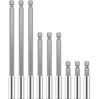 punte esagonali magnetiche per trapano, 1/4", prolunga per punta da trapano/avvitatore, 5 cm/10 cm/15 cm