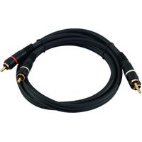 HighEnd Soundkabel Audiokabel 2x2 Cinch rot weiß 0,9m Kabel CC-9 30209356