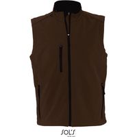 Chaleco Hombre Softshell SOL'S RALLYE MEN 3XL Chocolate oscuro