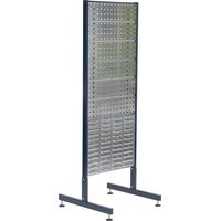 Soporte doble con placas de 4 agujeros-2 ranuras en ambos lados para equipar