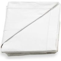 Italbaby Set Lenzuola Lettino 3 Pezzi Tinta Unita Bianco 100% Cotone