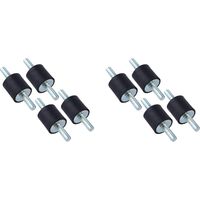Ammortizzatore con supporto in gomma M6 2020 per pompa compressore aria, motore, motore a benzina, pompa acqua, con elemento di smorzamento per saldatrice
