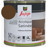 Satinierte Acrylfarbe Schokolade 0,5l 0,5 L