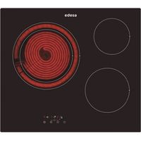 Edesa EVT6328R/A - Vitroceramica Independiente Radiantes 3 Zonas Coccion Ancho 60 Cm
