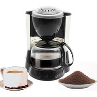 Coffee Maker Small Home Portable Automatic American Drip 800W Large Capacity Office Household Coffee