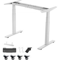 Pied Bureau Assis Debout Double Moteur Cadre Bureau Assis Debout