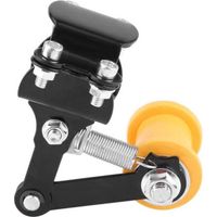 BUNTHAUS Motorcycle Chain Tensioner Adjustable Universal Chain Adjuster Adjuster Tool Modified Roller Chain Adjuster for Most Motorcycles (Black)