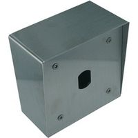 COMELIT Boit/saillie/vigi Surface-mounted box for VIGIK or T25 reader. 3 mm thick stainless steel front and box.