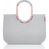 reisenthel loopshopper L - Bolsa robusta con prácticos compartimentos hechos de botellas de PET recicladas - Diseño encantador e impermeable, Couleur:sky rose