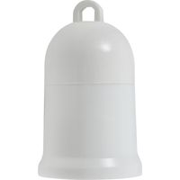 PORTE-AMPHOULE MUR FILETÉ E27 BL - 250 V