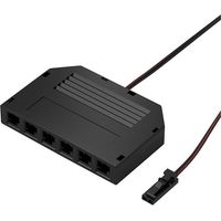 Dispensador LED 6 vías 12V L 2000mm, negro