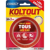 Adhésif Koltout Express Ruban Adhésif Universel Ultra-résistant - Cyanolit