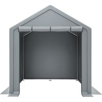 Abri pour outils de 190x170x200 cm, abri pour vélos, abri pour outils, tente de stockage, maison de jardin. Abri pour outils, abri de stockage, abri pour outils… Couleur gris foncé.