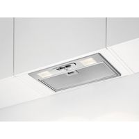 Electrolux – Hotte intégrée 330 m³/h – Type d'extraction : recirculation – Filtre à graisse aluminium – Commande glissière – Couleur gris