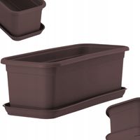 Vaso da fiori da balcone KADAX 40 cm + supporto
