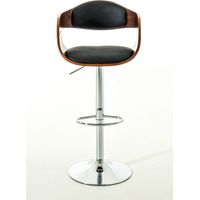 CLP – Tabouret de bar réglable en hauteur – Set de 2 chaises hautes en similicuir – Siège pivotant 360° – Charge max 120 kg – Design moderne