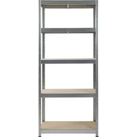 Etagère Rack MODULO STORAGE ROBBUST 2096558 - charge lourde 5 plateaux 350x75cm - hauteur 180cm