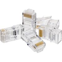 RJ45 UTP-Stecker Kat. 5e Standard (massiv + mehrdrähtig) (100 Stück) Alantec