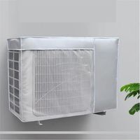 External Device Air Conditioning Cover, 72x26x57 Cm Silver, Outdoor Waterproof, Ice-Proof Windproof Design, All Seasons Full Protection(72CMx26CMx57CM)