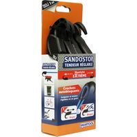 CENTRALE BRICO Lot de 2 tendeurs élastique, Diam.8 mm x L.1 m