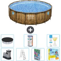Bestway Bestway Power Steel Ronde - 488x122 cm - 8-pièces S572
