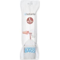 Rollo de 10 bolsas de basura Código L - 45 L - Ajuste perfecto - Brabantia