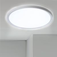 NAIZY 36W Runde, moderne LED-Deckenleuchte IP44 – Für den Außenbereich geeignet, Kaltweiß