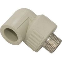 PPR Bogen mit AG 25x1/2" Schweißtechnik PP-R