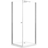 BuyLando Isabella 90x90x195 cm Eck Duschkabine Dusche