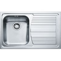 Franke LLL 611. Tipo di lavello: Lavello montato su piano, Forma del lavandino: Rettangolare, Materiale del lavandino: Acciaio inox. Larghezza: 500 mm, Profondità: 790 mm, Larghezza ... - 101.0086.232